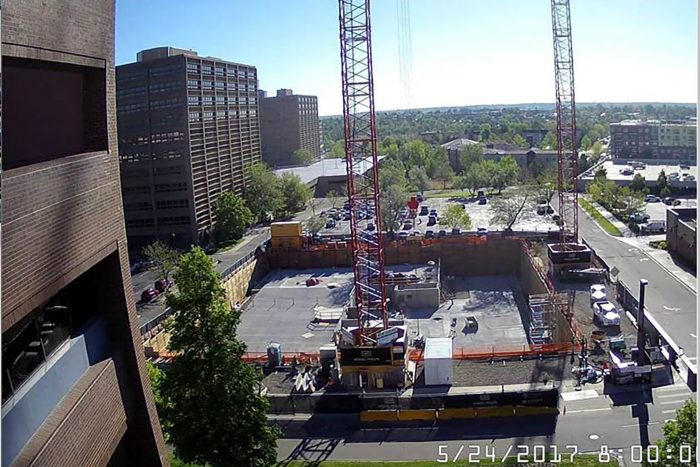 All major basement slab on grade is complete. Our second luffing crane is up and operational.
