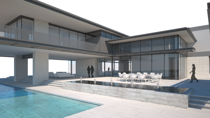 We are proceeding forward with schematic design on this private residence.